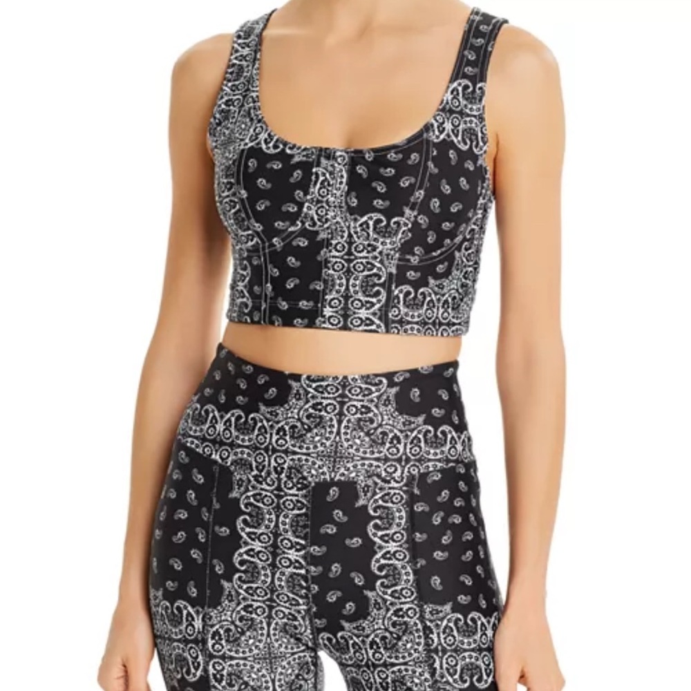 Year of Ours Dolly Bandana Longline Sports Bra Tank